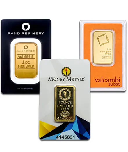 1 oz Gold Bar (Brand our Choice)
