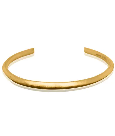 Gold Bangle - Classic Ridged **Matte Finish** - 19.3 Grams, 24K Pure