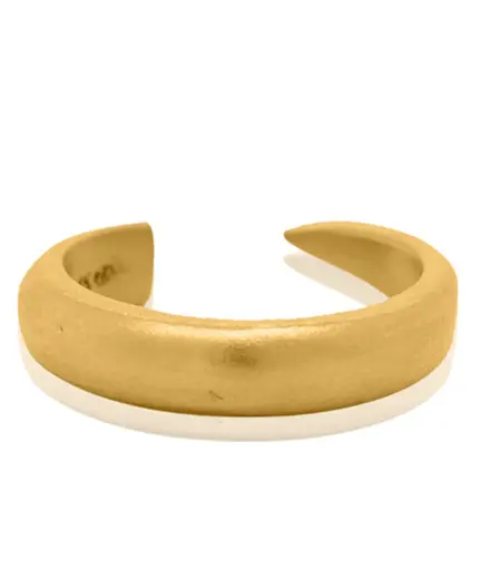 Gold Ring - Horn **Matte Finish** - 9.4 Grams, 24K Pure - Medium
