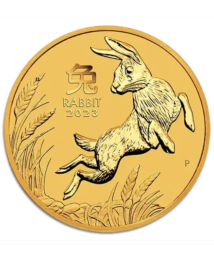 Perth Mint Lunar Series - 2023 Year of the Rabbit, 1 Oz .9999 Gold