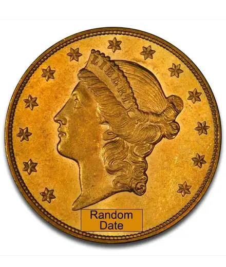 Twenty dollar us liberty gold coin