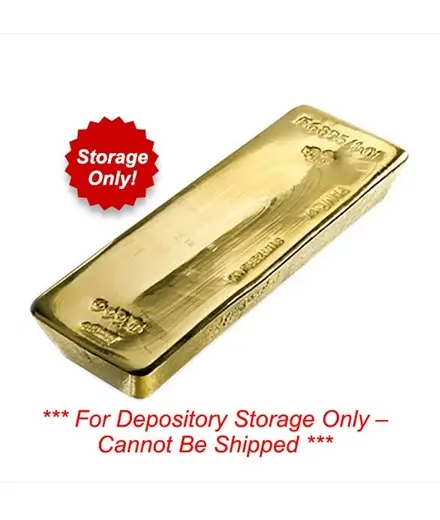 Vault gold 1 10 oz fine gold bullion stored